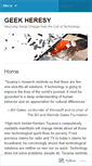 Mobile Screenshot of geekheresy.org